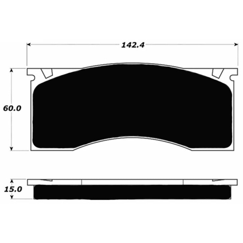 Porterfield Brake Pads for 1965 FORD MUSTANG w/Lincoln Cal