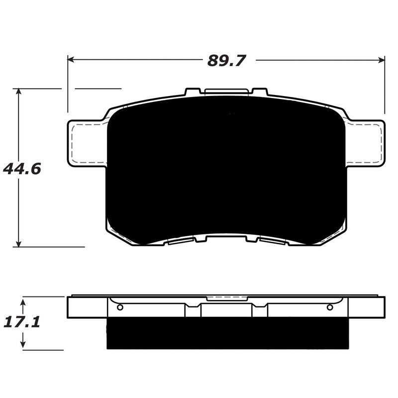 Porterfield Brake Pads for 2012 HONDA ACCORD Sedan LX-P