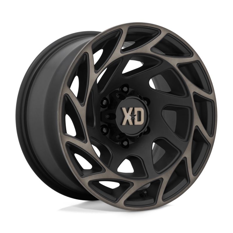 XD Wheels XD860 Onslaught 22″ 8×165.1 Satin Black With Bronze Tint