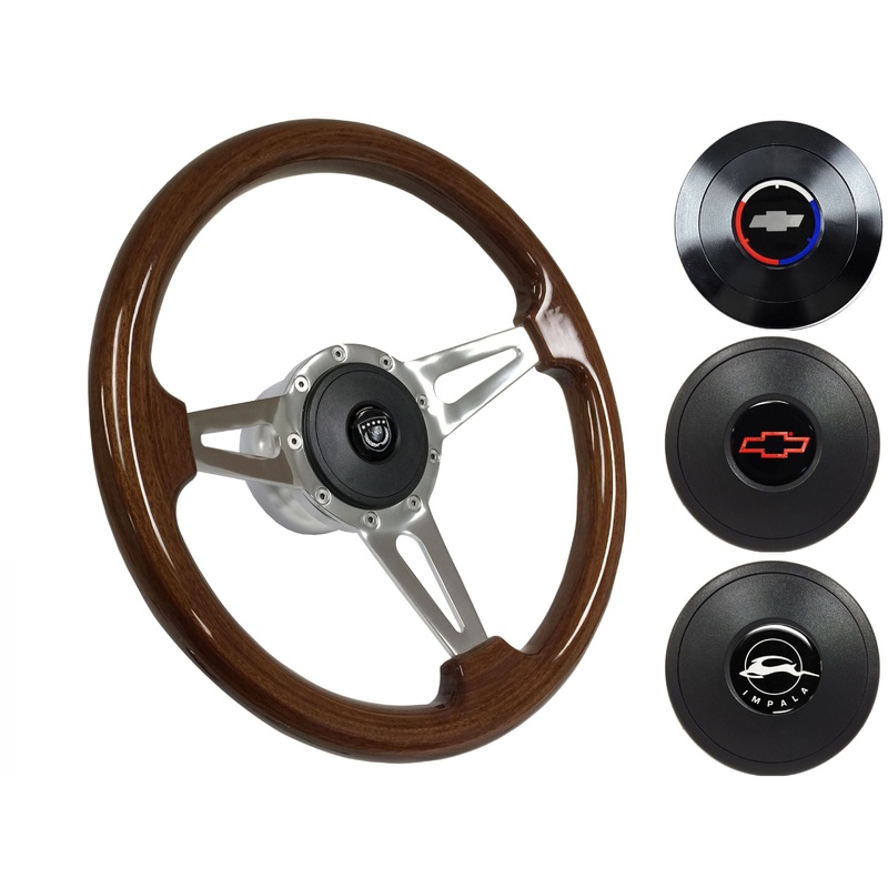 1955-68 Impala Steering Wheel Kit | Mahogany Wood | ST3078