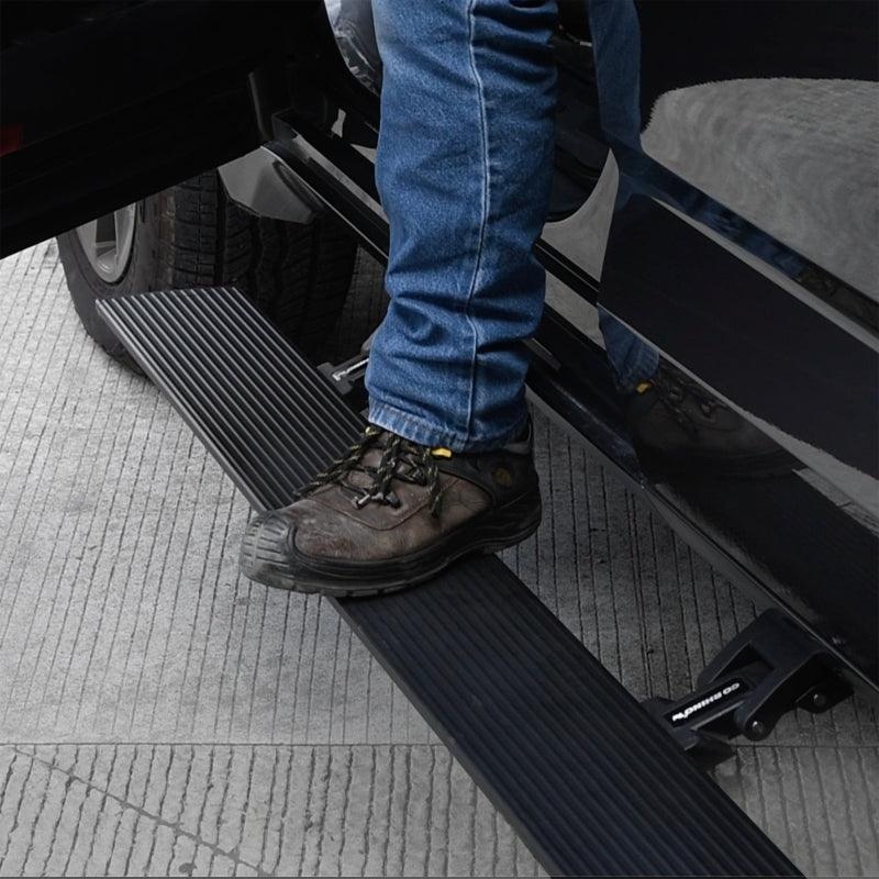 Go Rhino 22-24 Toyota Tundra Crew Cab E-BOARD E1 Electric Running Board Kit – Tex. Blk