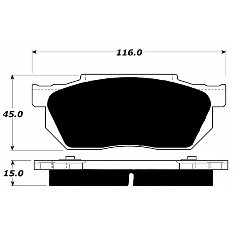 Porterfield Brake Pads for 2004 HONDA INSIGHT CVT