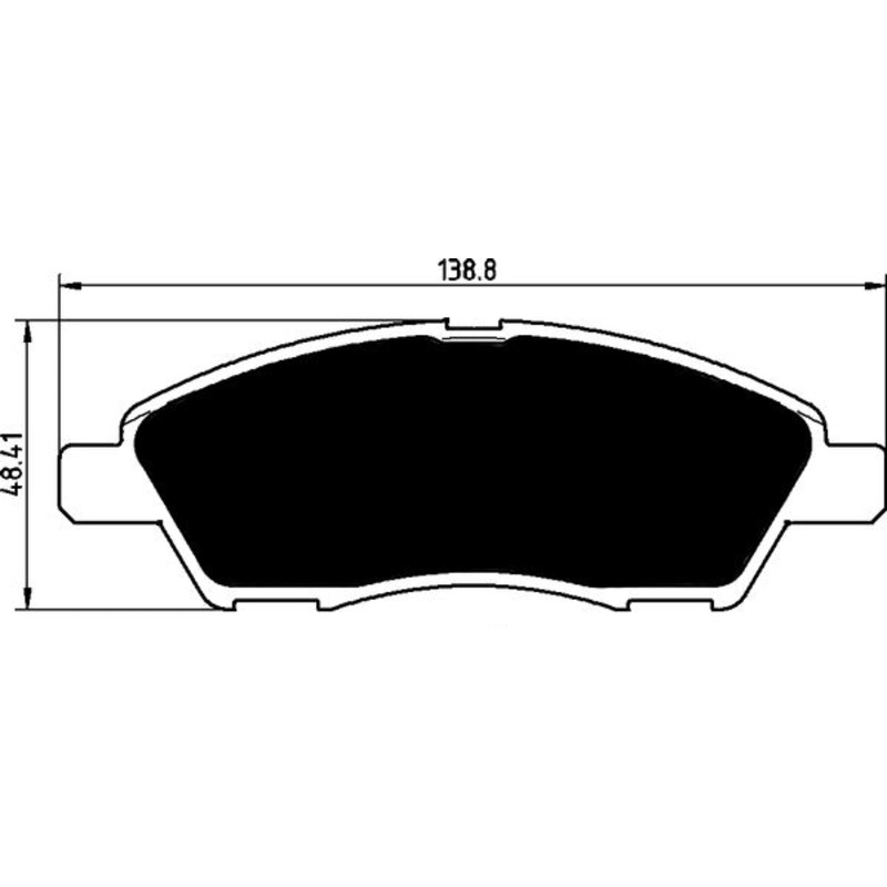 Porterfield Brake Pads for 2014 NISSAN VERSA