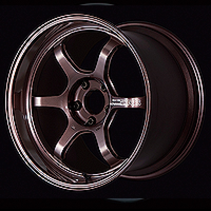 Advan R6 18×8.0 +42 5-112 Racing Copper Bronze Wheel