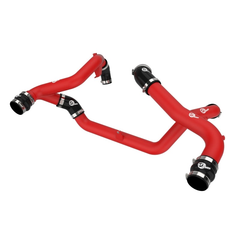 aFe 22-23 Ford Explorer BladeRunner Aluminum Hot and Cold Charge Pipe Kit – Red