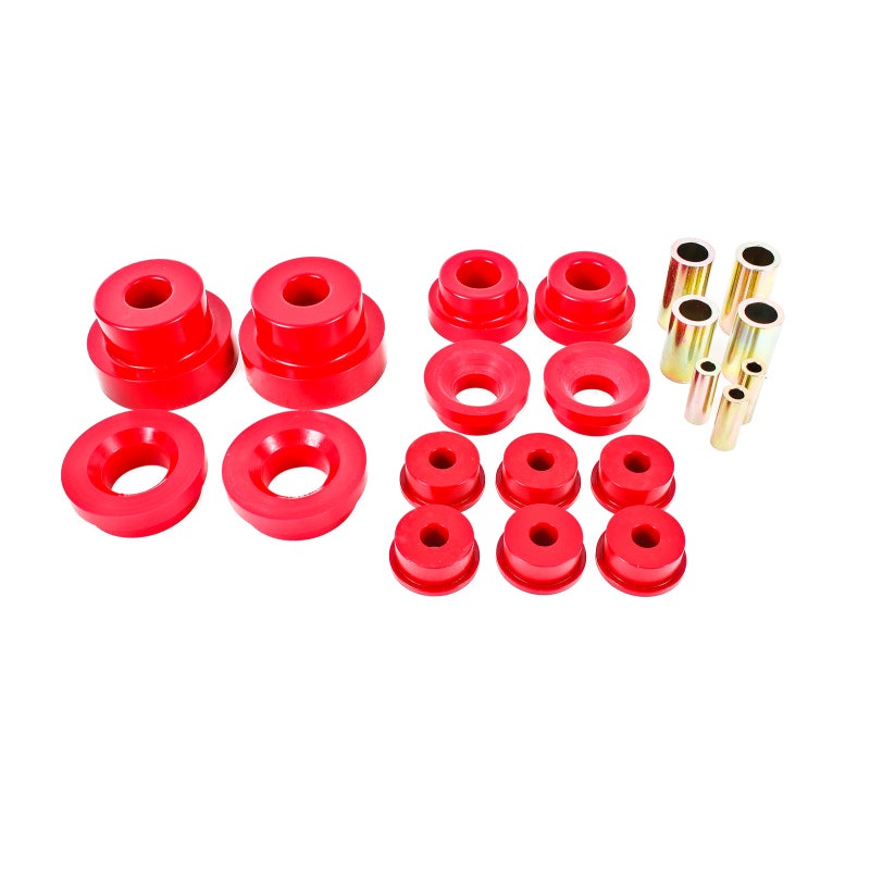 BMR 10-15 5th Gen Camaro Pro Version Rear Cradle Bushing Kit (BK024 BK029) – Red