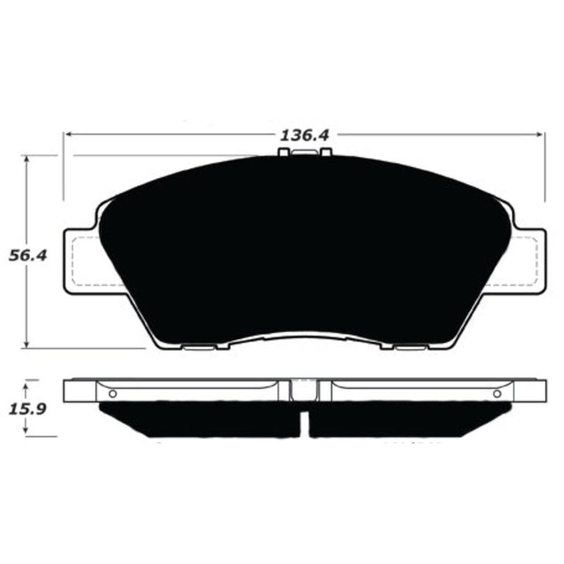 Porterfield Brake Pads for 2016 HONDA FIT