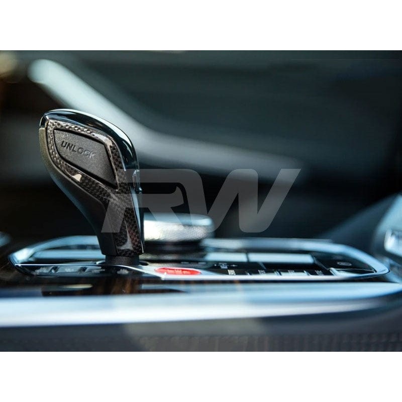 RW Carbon Carbon Fiber Gear Selector Side Trims – BMW / G20 / G22